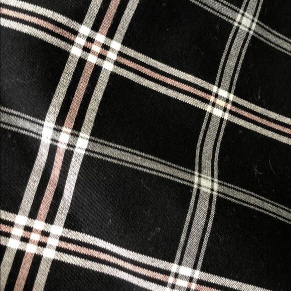 NWOT Black Gray/Pink Plaid High Waisted Skirt - Picture 4 of 7